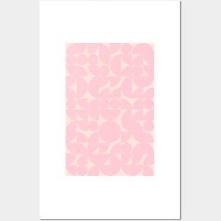 Soft Geometric Pattern - Shapes #5 Posters and Art